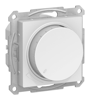 Светорегулятор (диммер) повторно-нажимной 630 Вт SE AtlasDesign Белый ATN000136