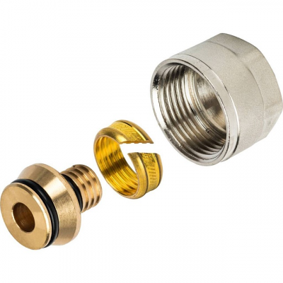 Фитинг компрессионный STOUT евроконус для труб PEX-AL-PEX 16х2,0х3/4 SFC-0021-001620