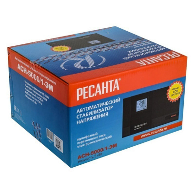 Стабилизатор напряжения Ресанта АСН-5000/1-ЭМ